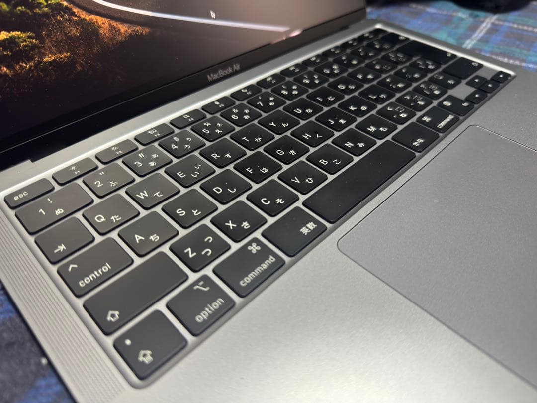 【美品】MacBook Air M1 スペースグレイ　バッテリー残98%