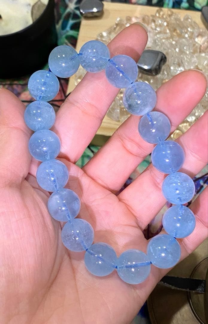 貴方の言霊の力を蘇らせる！癒しと調和の 【キャッツアイアクアマリン】