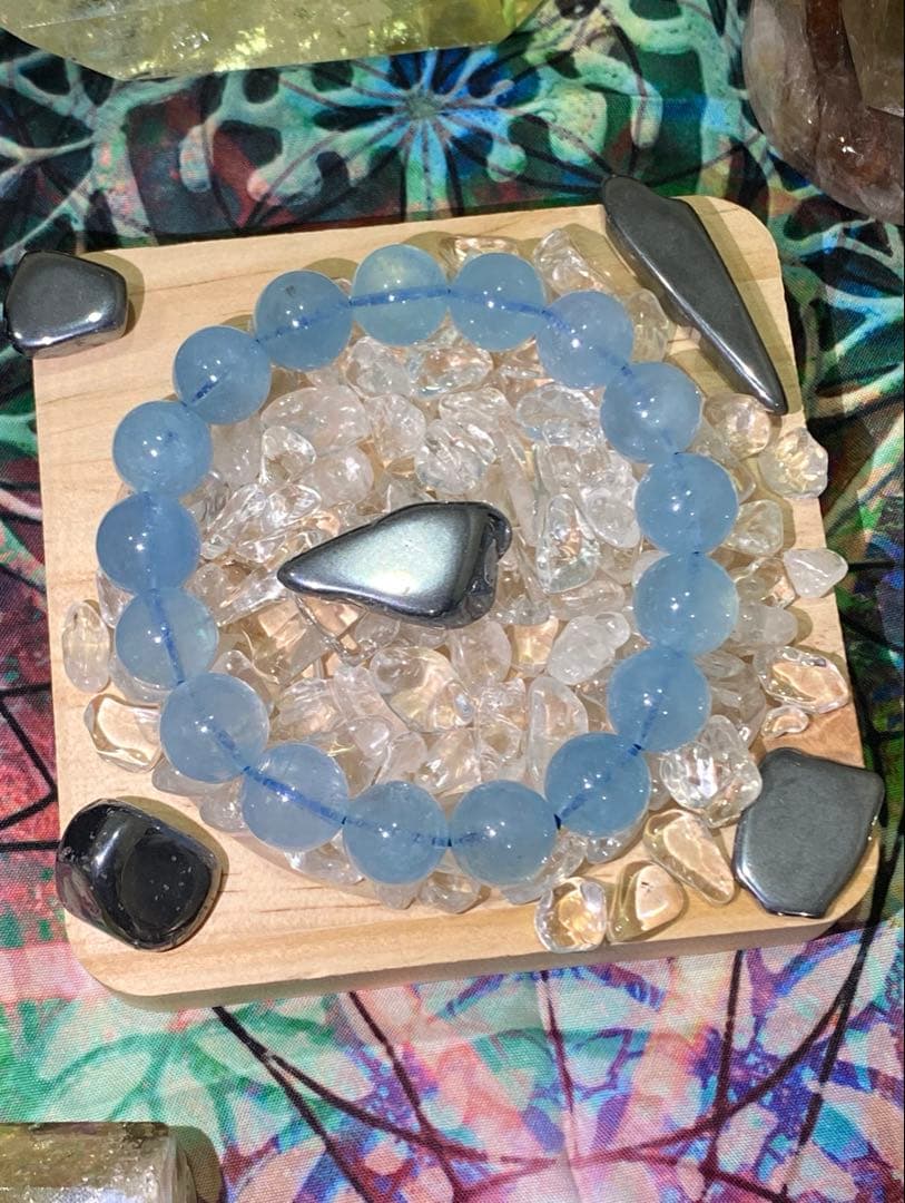 貴方の言霊の力を蘇らせる！癒しと調和の 【キャッツアイアクアマリン】