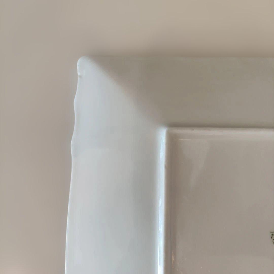 ジノリ ベッキオホワイト22cm スクエア型皿 4枚＋難あり1枚セット