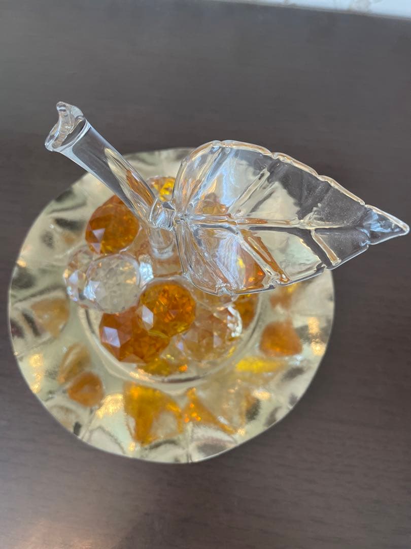 値下‼️Crystal Galleryクリスタル　ギャラリー　果実インテリアドバイ