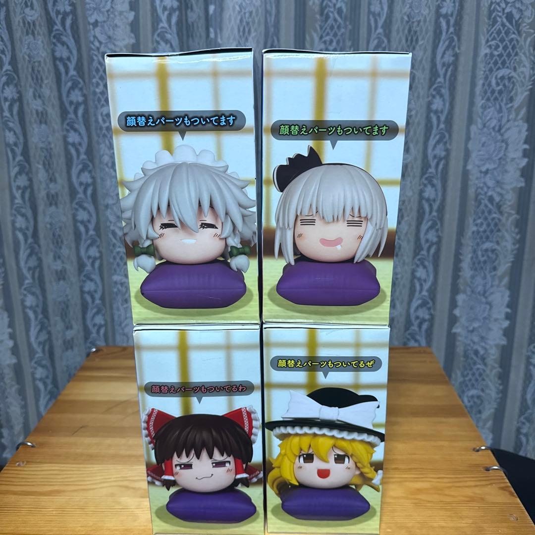 ゆっくり風 デフォルメフィギュア　十六夜咲夜／魂魄妖夢　博麗霊夢／霧雨魔理沙