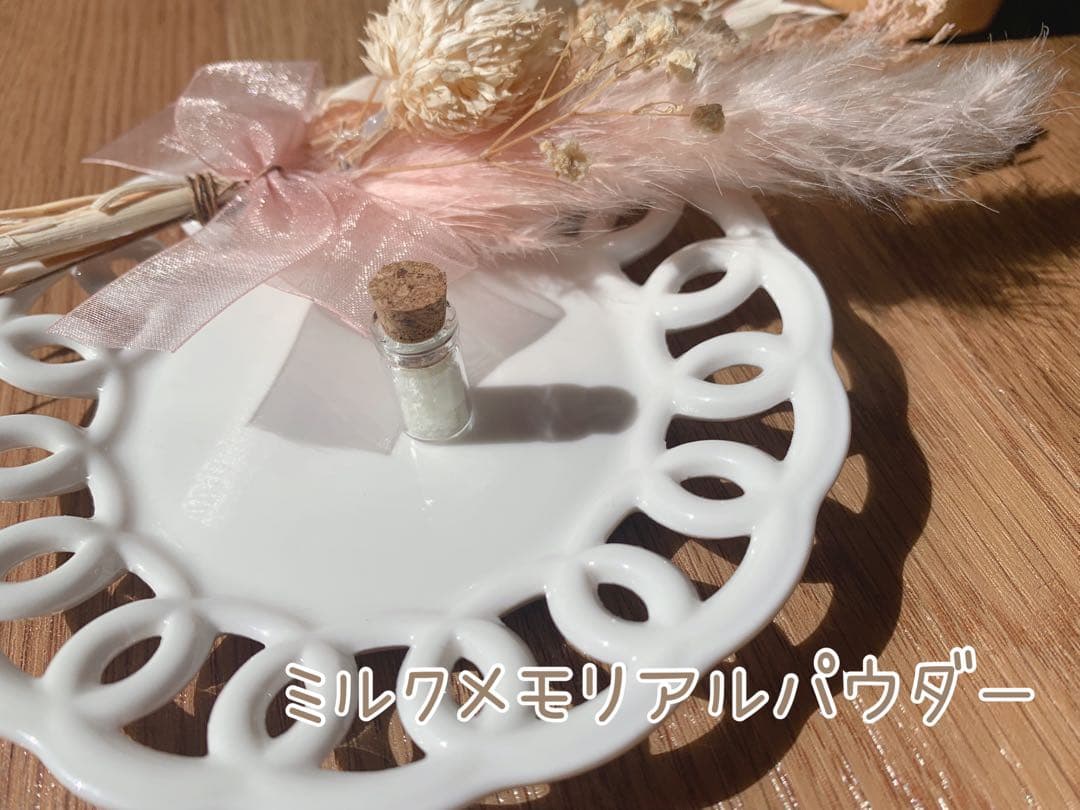 【新作】母乳ジュエリー　ぷちハートネックレス