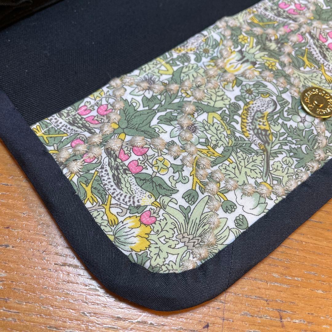 長財布　やりくり財布　ハンドメイド　コラボ生地