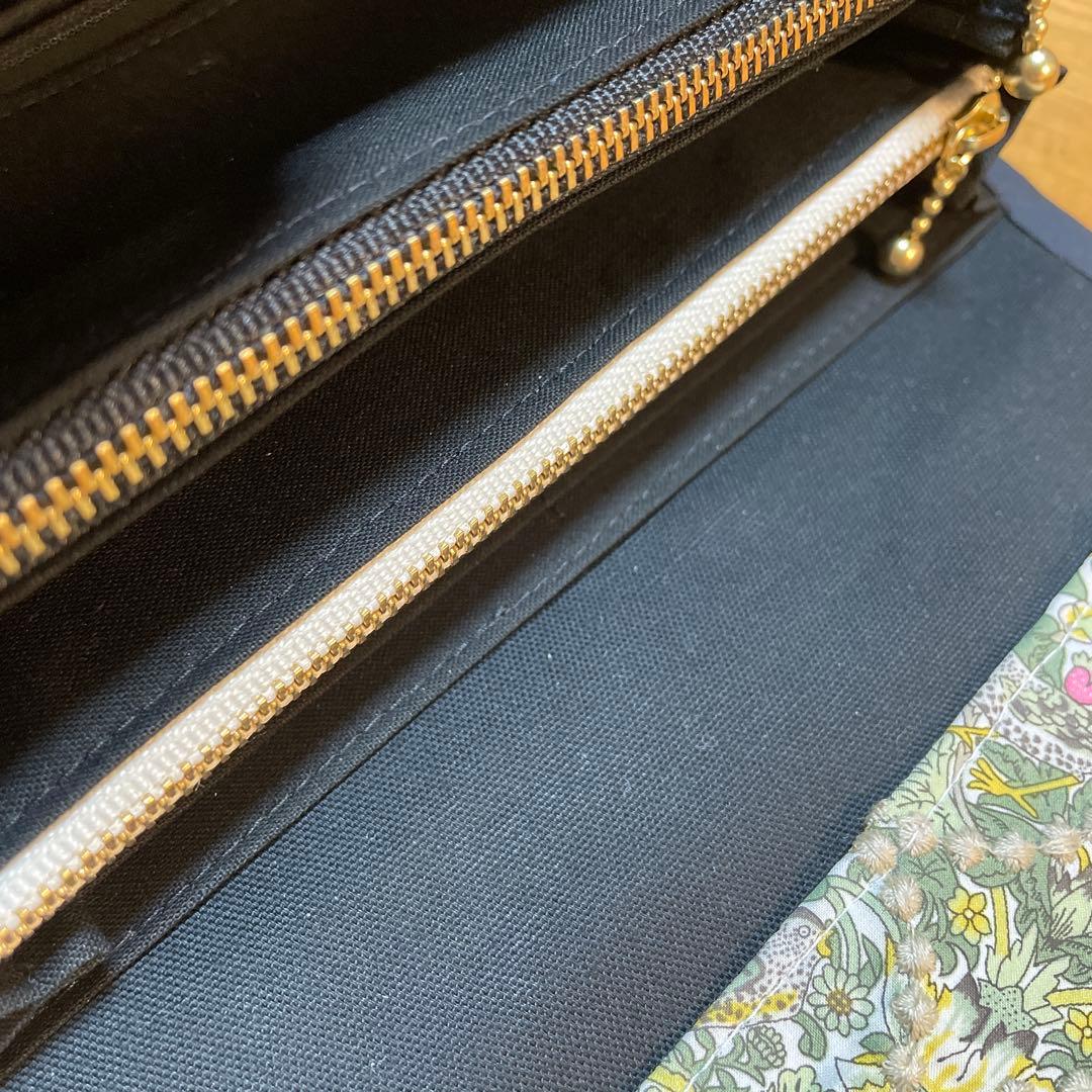 長財布　やりくり財布　ハンドメイド　コラボ生地