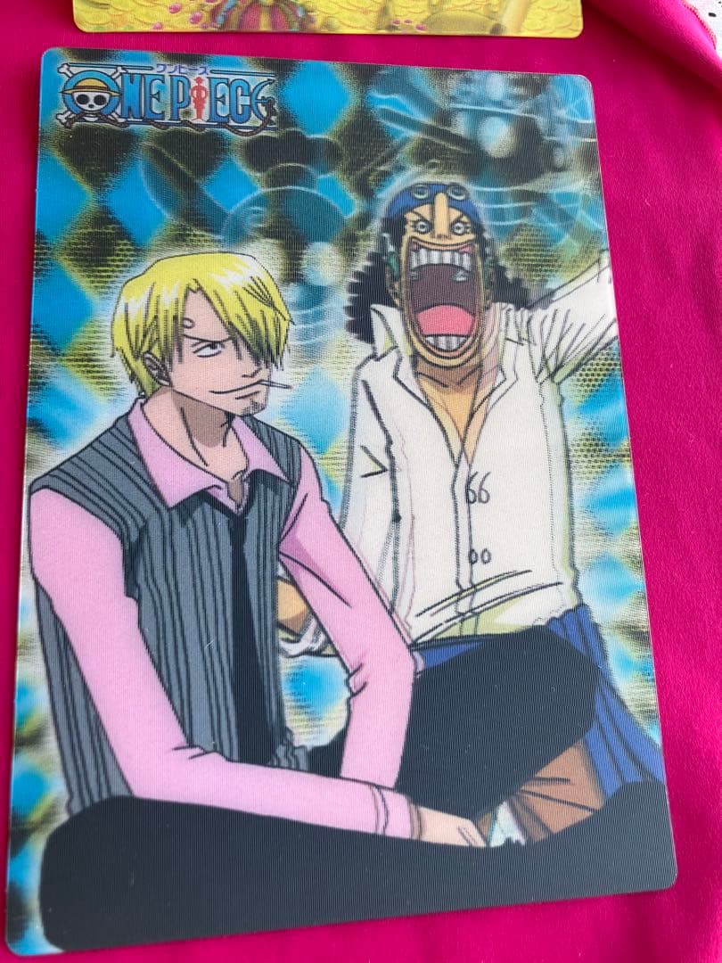 One Piece キャラクター3D立体型ミニ下敷き❗️4枚超希少❗️新品未使用❗️