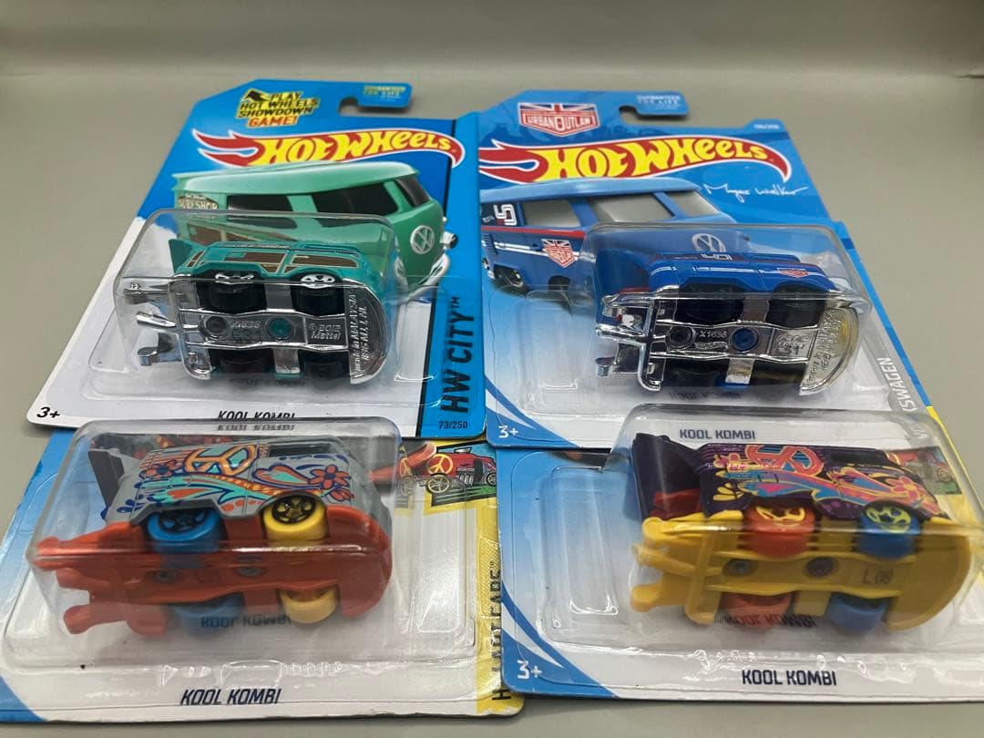 HW クールコンビ (VW KOOL KOMBI)／USカード 4個セット レア
