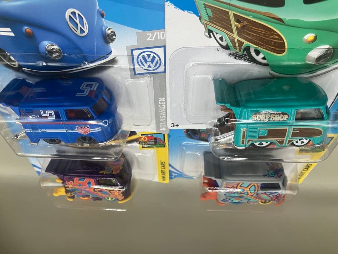 HW クールコンビ (VW KOOL KOMBI)／USカード 4個セット レア