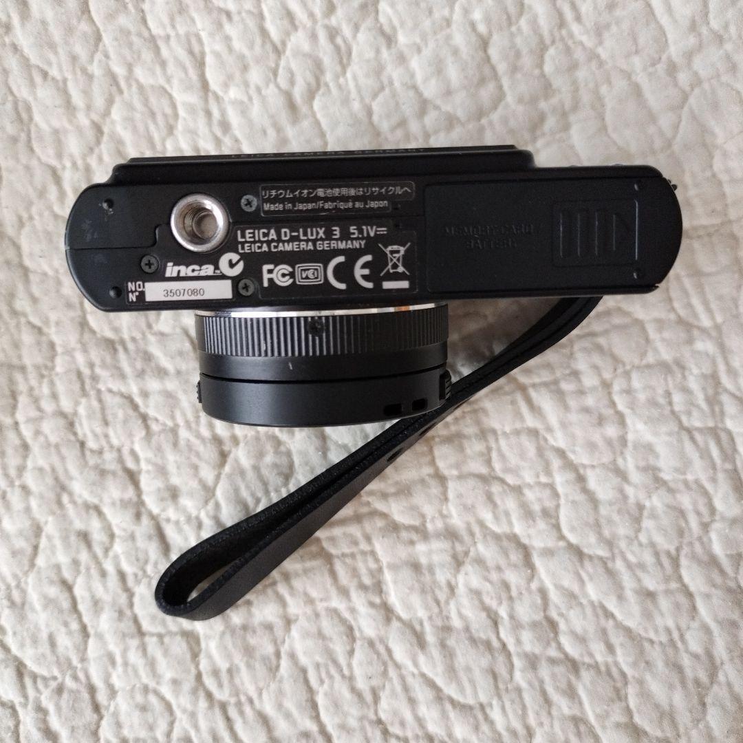 【中古品】ライカ LEICA D-LUX3ブラック レザーケース付き