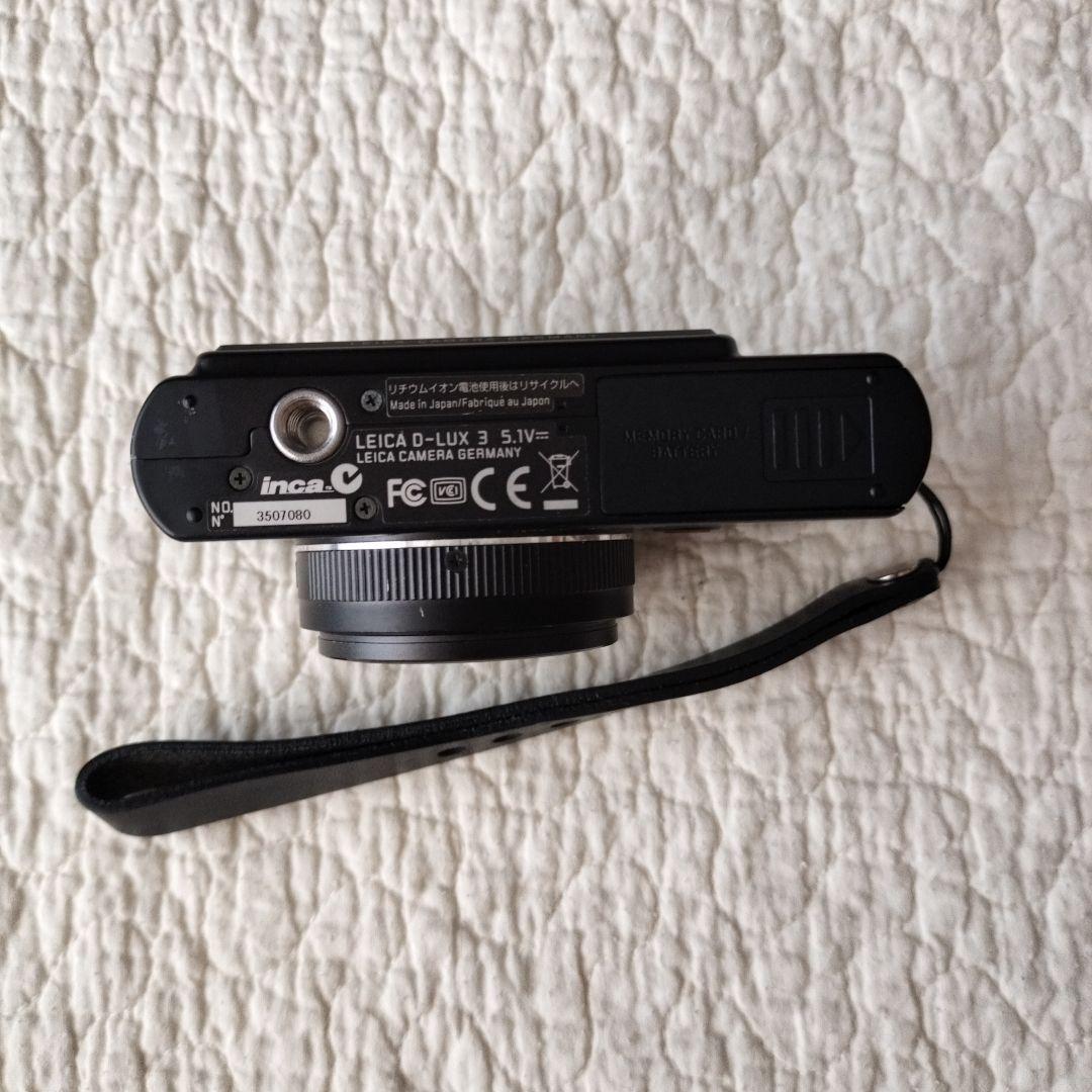 【中古品】ライカ LEICA D-LUX3ブラック レザーケース付き