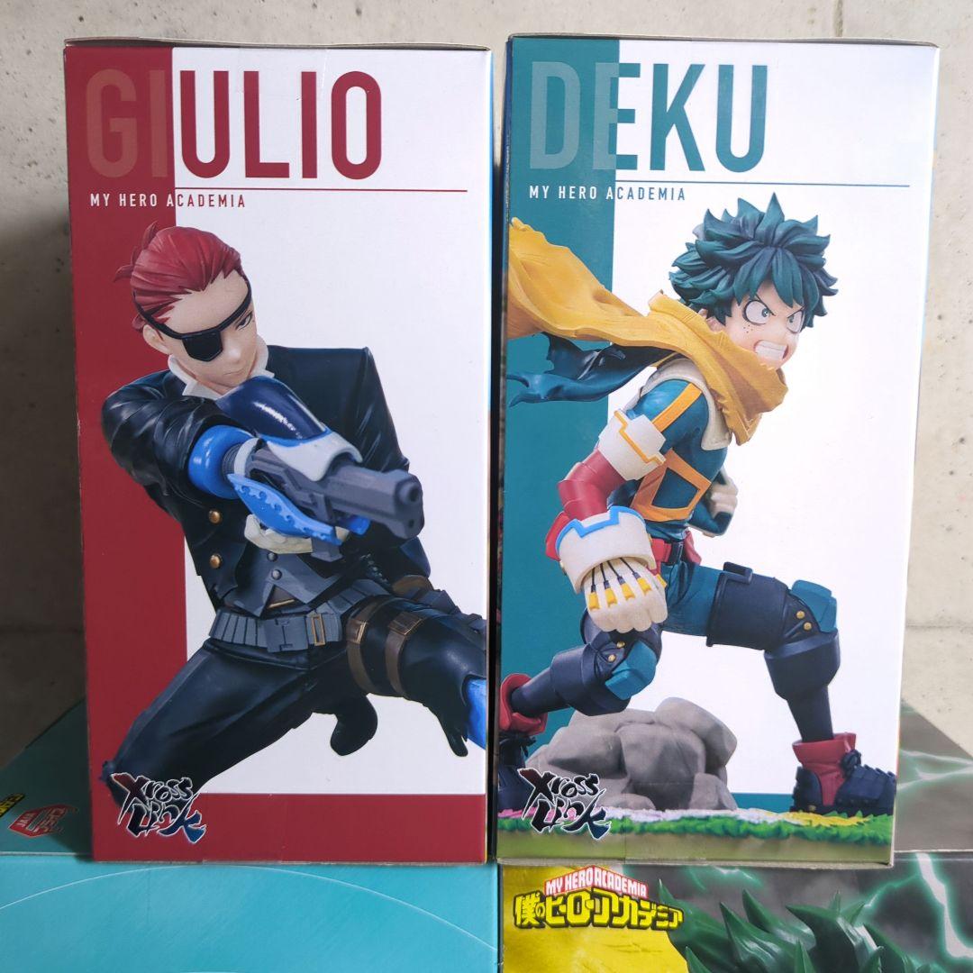 ヒロアカ 緑谷出久 ジュリオ ・ ガンディーニ フィギュア ４点セット