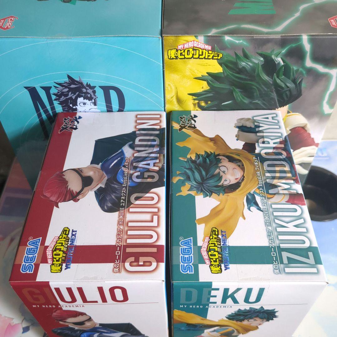 ヒロアカ 緑谷出久 ジュリオ ・ ガンディーニ フィギュア ４点セット