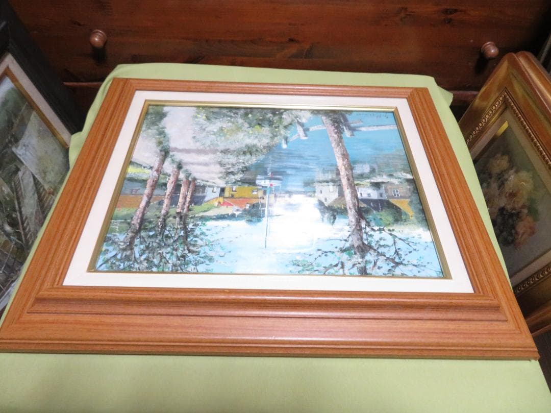 ◆ 春野修一 　「 ロワール」　油彩　F6　伊寿美会所属　◆