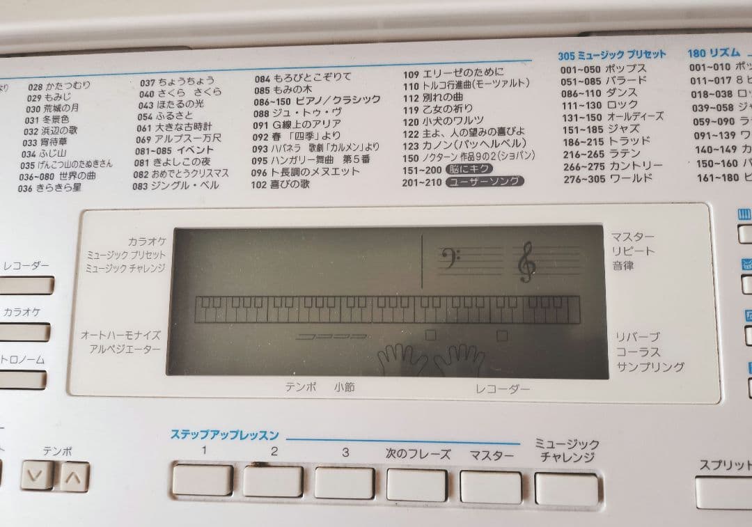 ✦送料の関係で3/17迄の限定価格CASIO 光ナビキーボードLK211