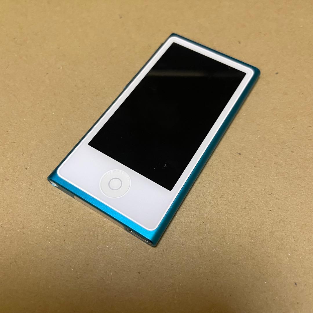 【美品】 iPod nano 第７世代 ブルー 16GB A1446