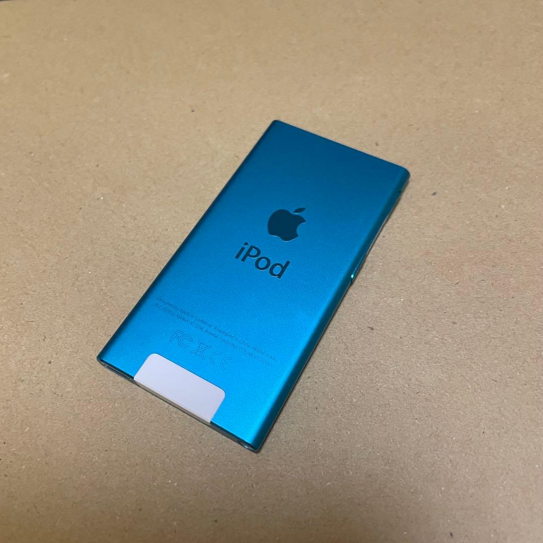 【美品】 iPod nano 第７世代 ブルー 16GB A1446