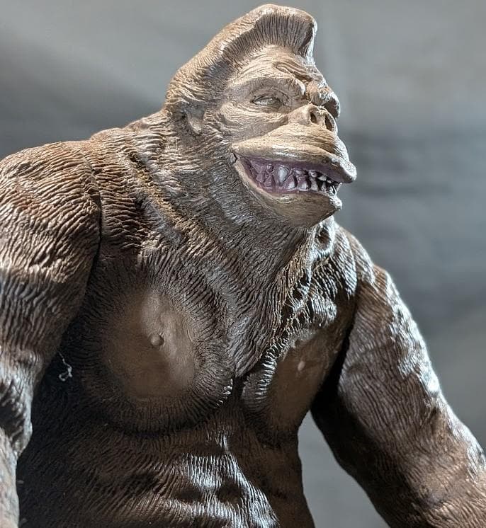 キングコング「キングコング対ゴジラ」版（バンダイ）タグ付ソフビフィギュア