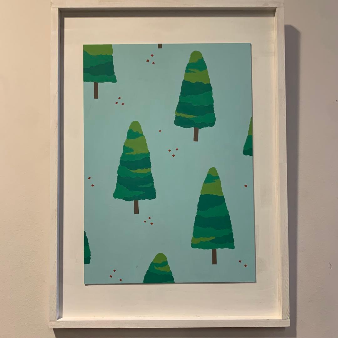 個性派アート8点セット 月・海・布・静物・魚の世界・北欧風3枚セットフレーム付き