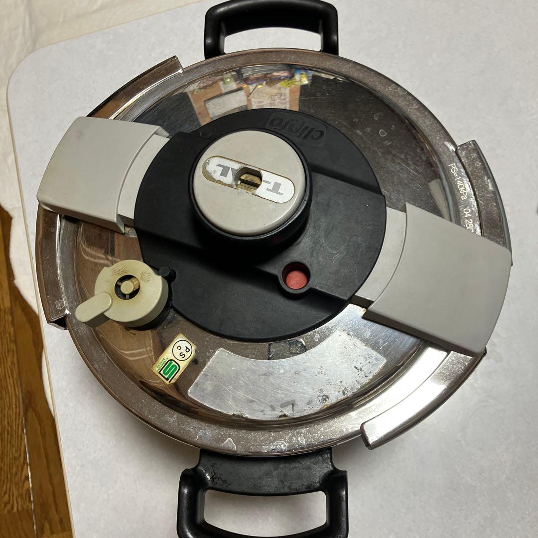 難ありT-faL 圧力鍋 ステンレスIH対応ティファールクリプソ・プルミエ 6L