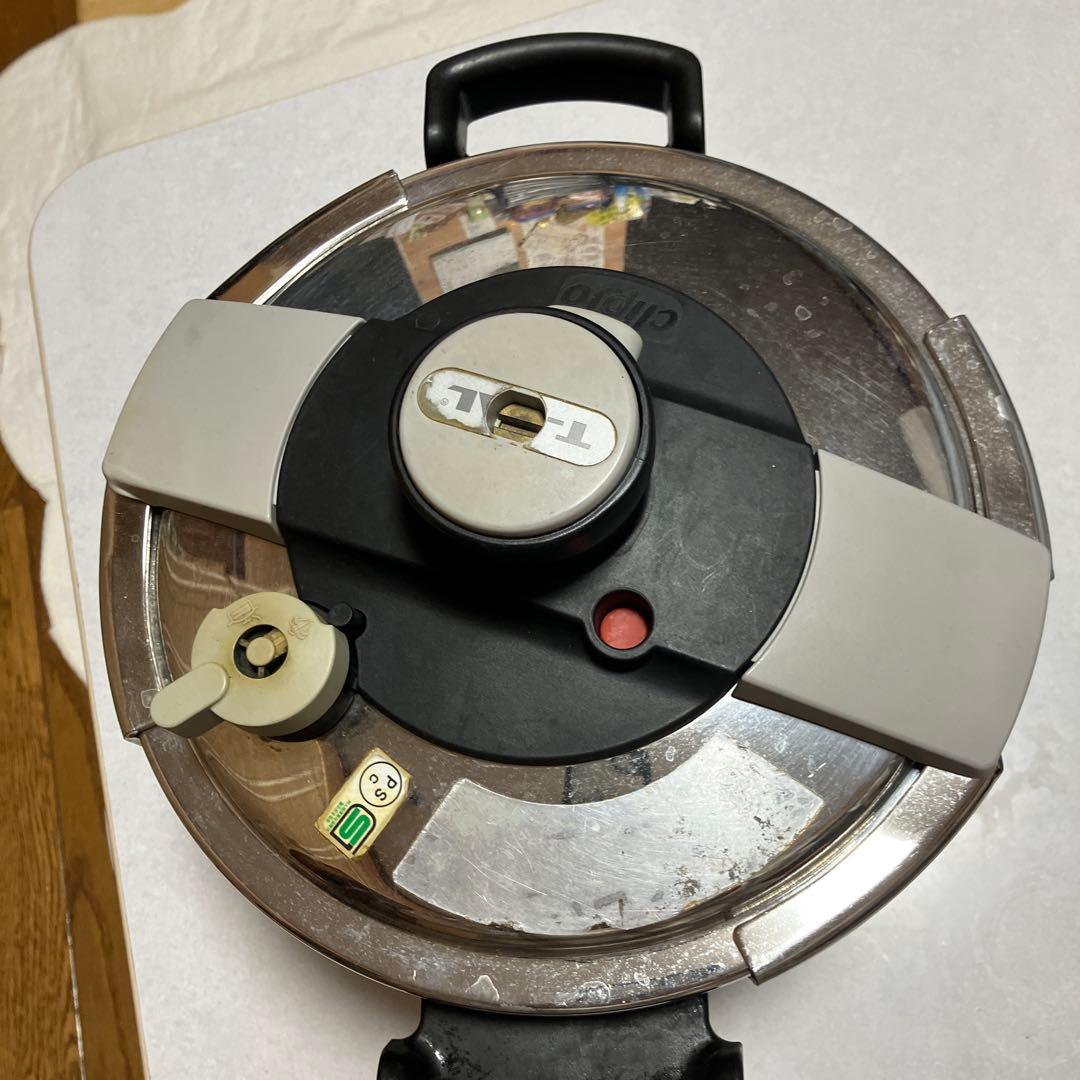 難ありT-faL 圧力鍋 ステンレスIH対応ティファールクリプソ・プルミエ 6L