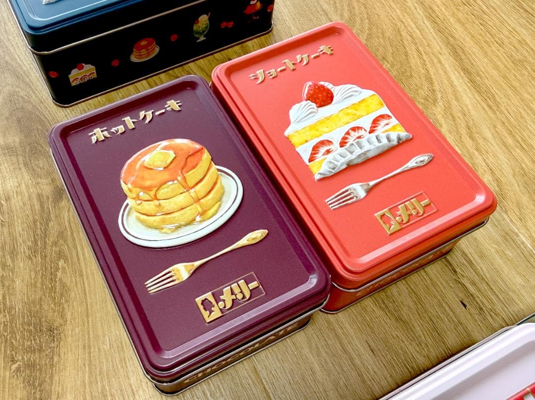 【まとめ売り】メリーチョコレート缶 空き箱セット