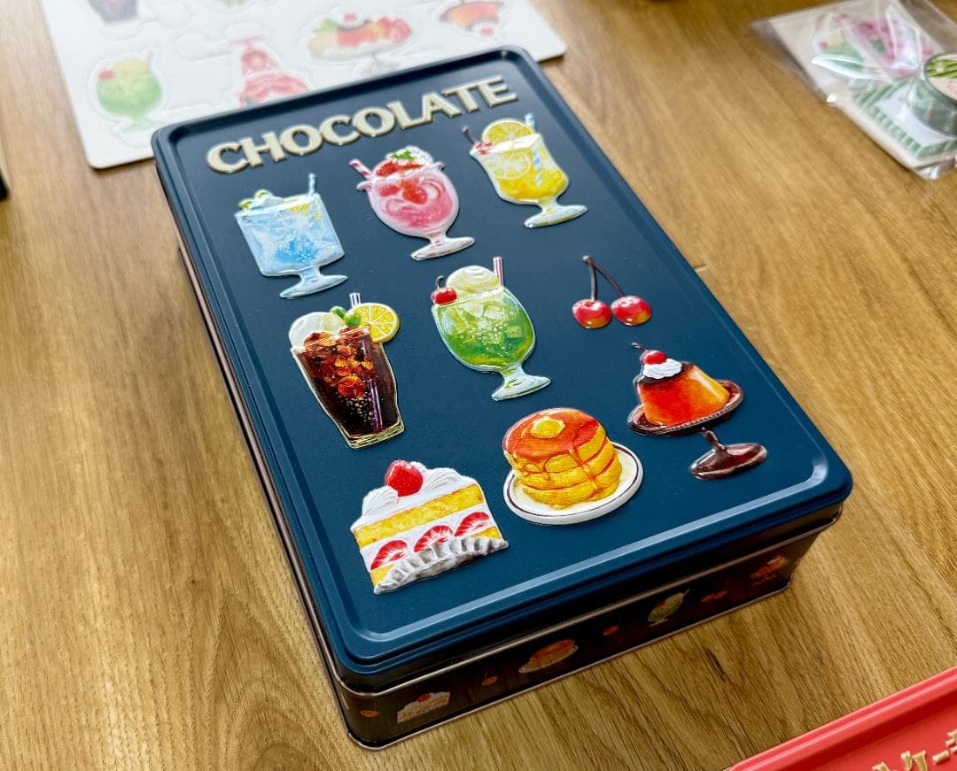 【まとめ売り】メリーチョコレート缶 空き箱セット