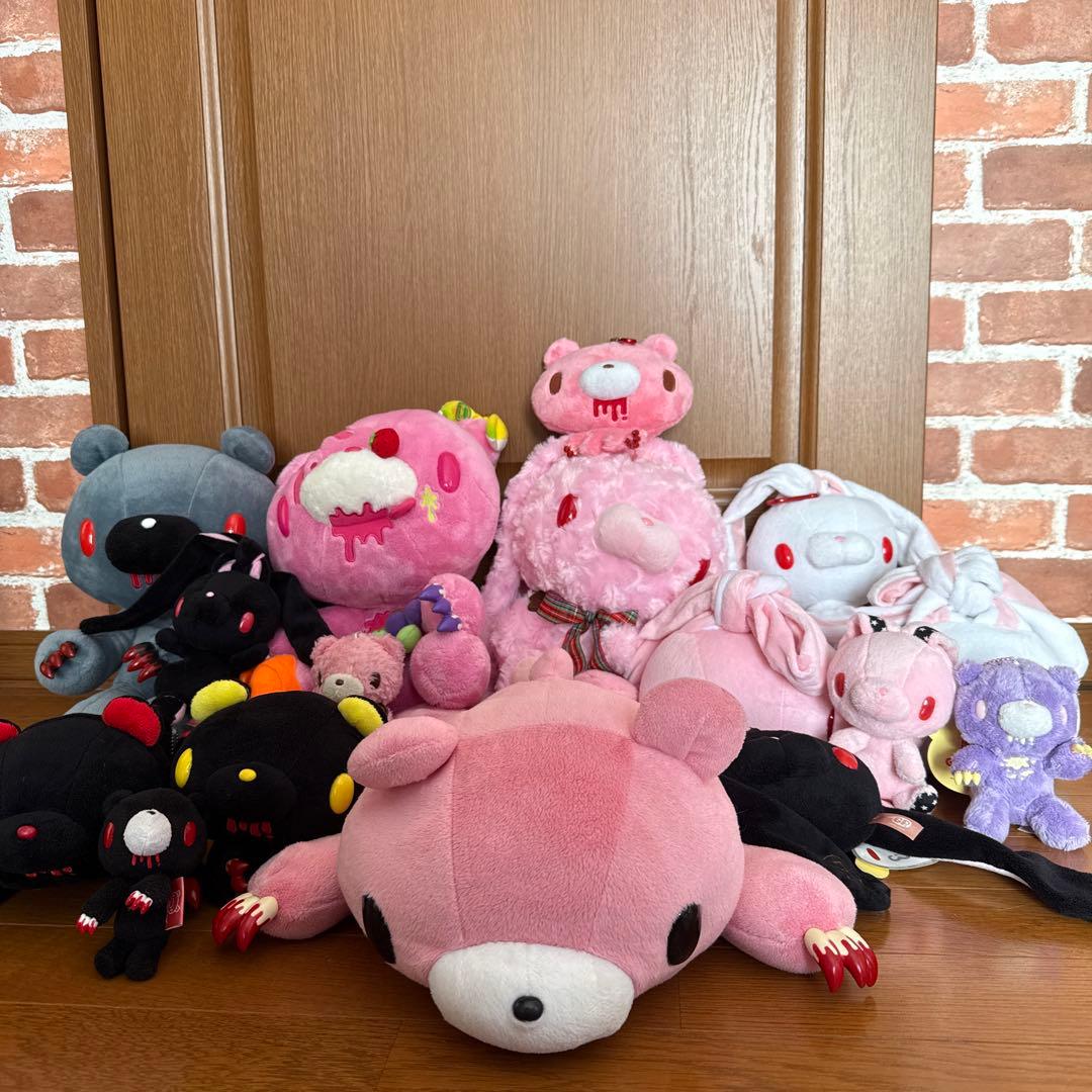 チャックスGP 汎用うさぎ　グルーミー　ぬいぐるみ　ポーチ