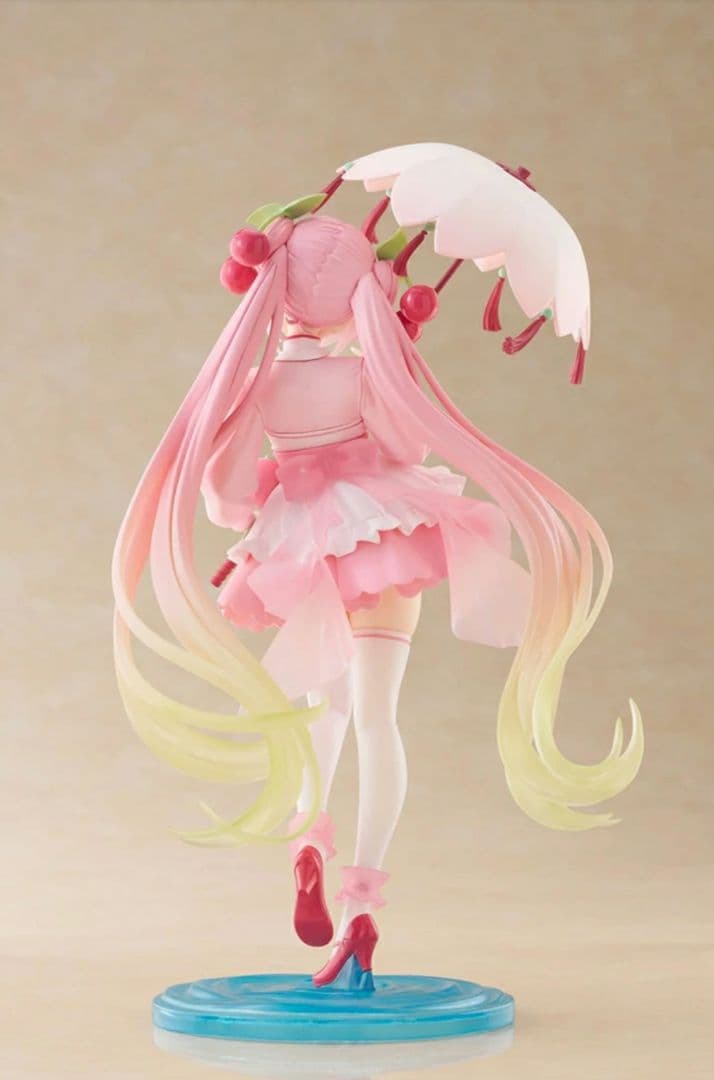 桜ミク　AMP＋ フィギュア～桜ドレスver.～　4個セット