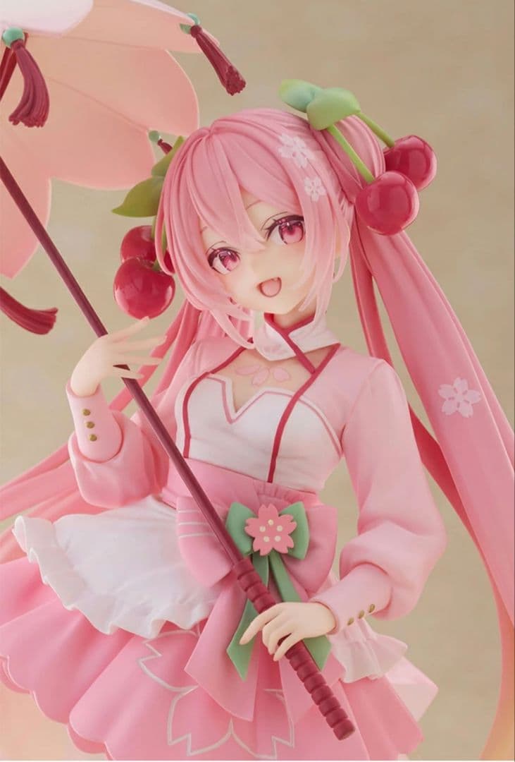 桜ミク　AMP＋ フィギュア～桜ドレスver.～　4個セット