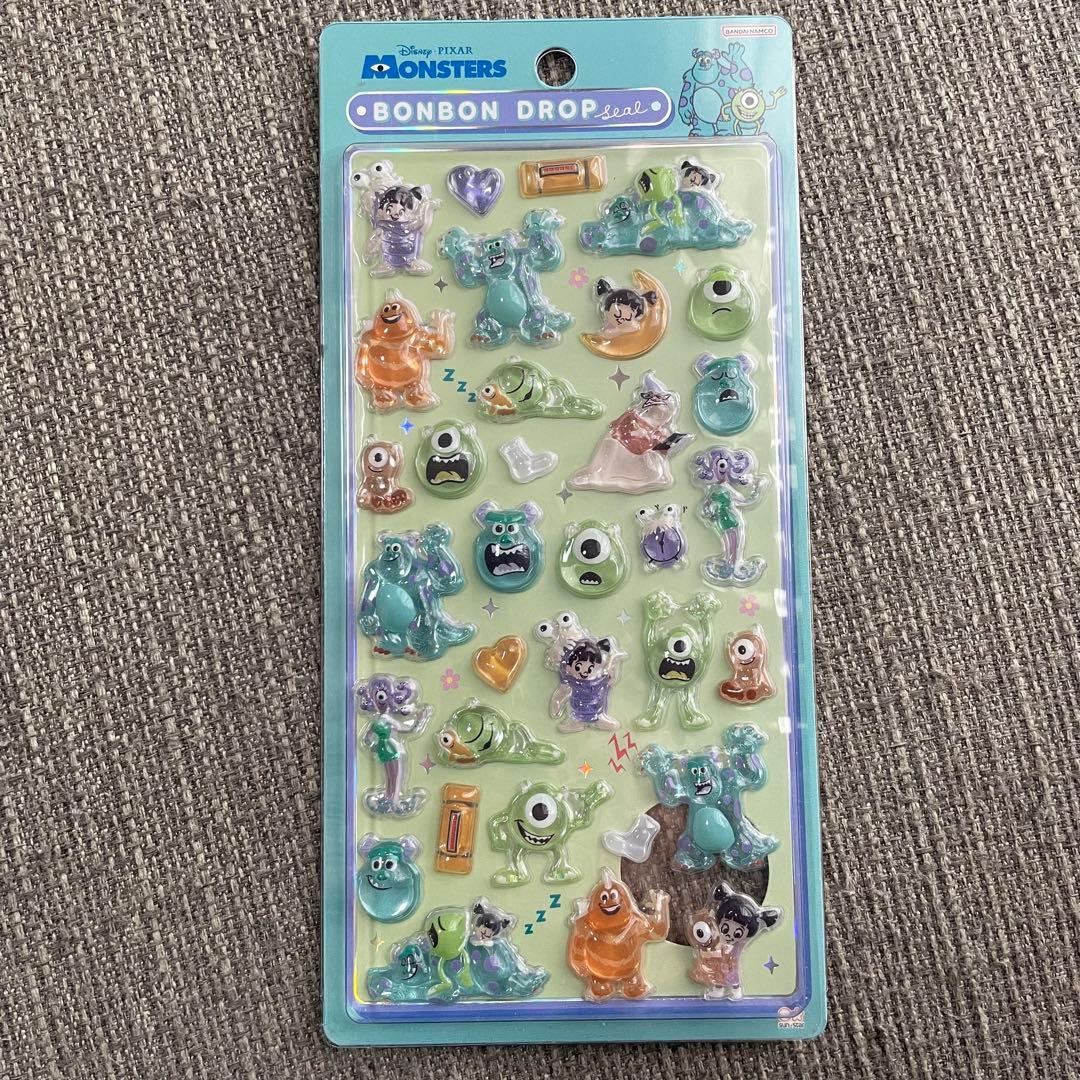 ま*得様 ボンボンドロップシール　スティッチ　モンスターズインク　ベイマックス