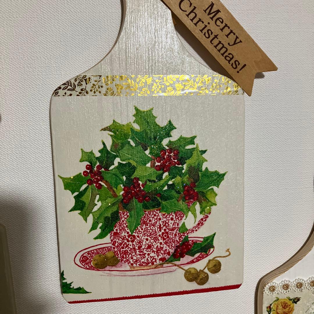 素敵なクリスマスカップデコパージュ