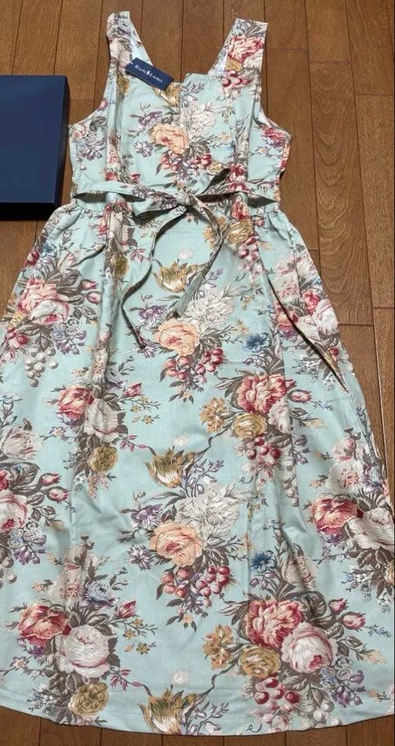Ralph Lauren 花柄エプロン(ラップ式)