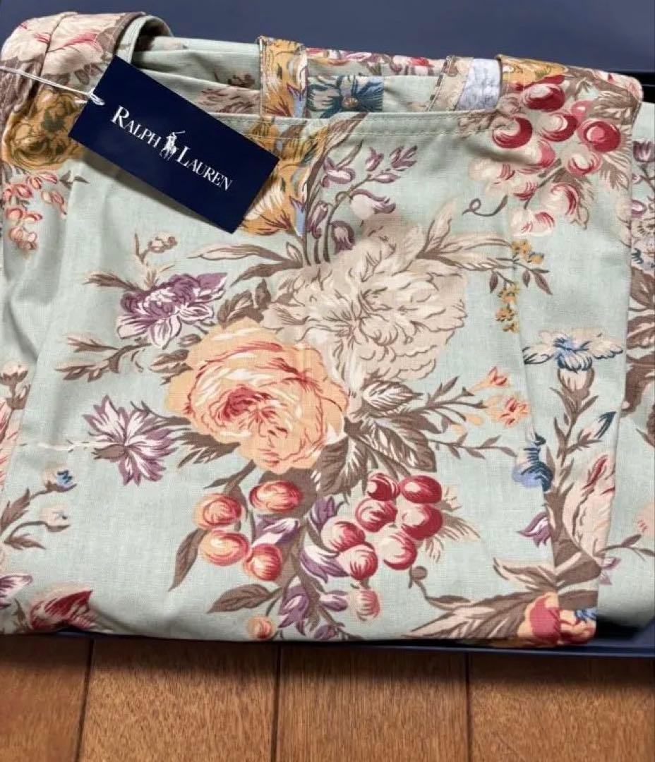 Ralph Lauren 花柄エプロン(ラップ式)