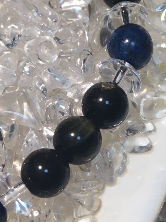 十五眼天珠ブレスレット　天然石ブレスレット　パワーストーンブレスレット