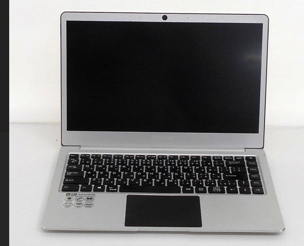 ノートパソコン　GLM-14-3160-240アルミニウムボディーバッテリー良好