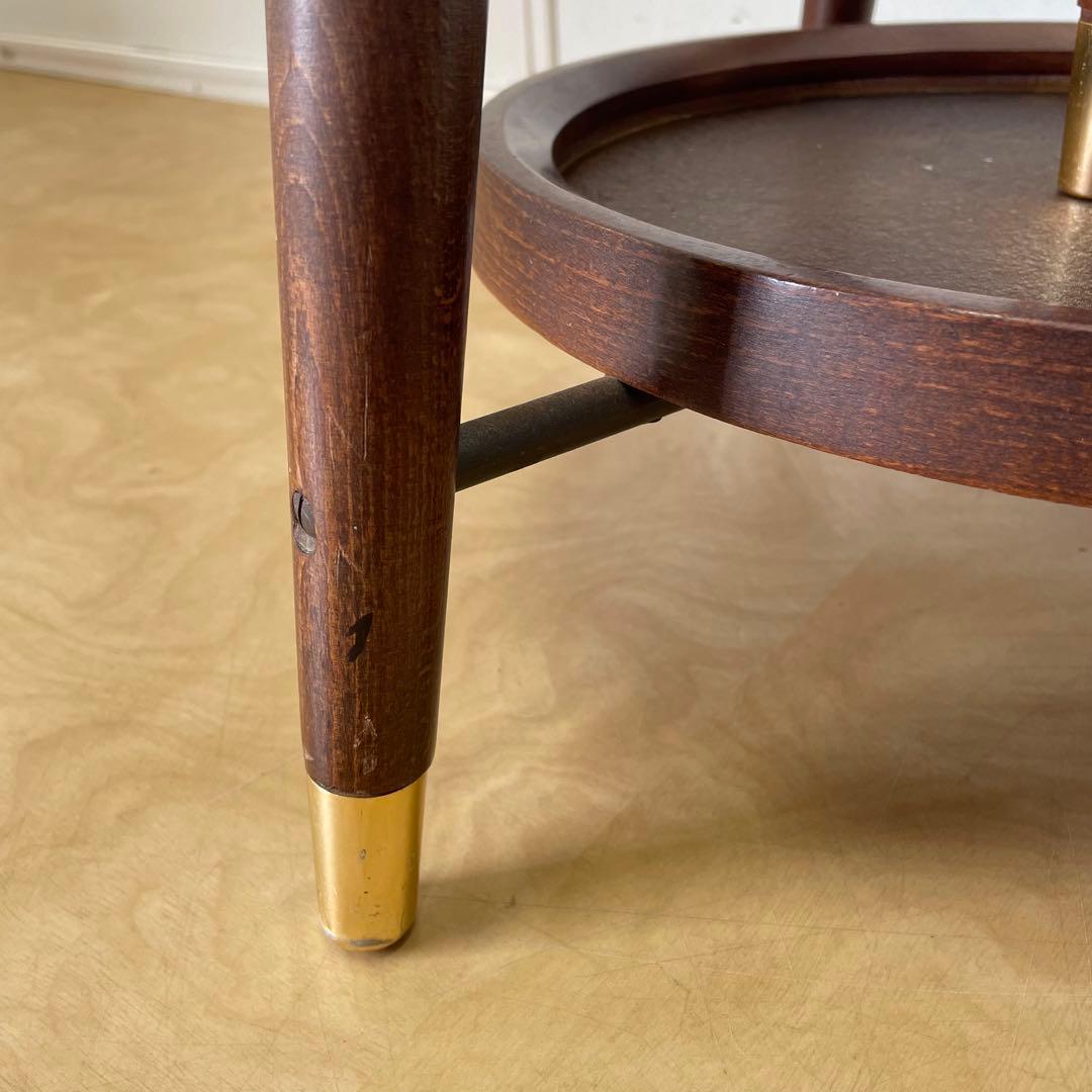 秋田木工 ポールハンガー 木製コートハンガー 傘立て 洋服掛け ビンテージ