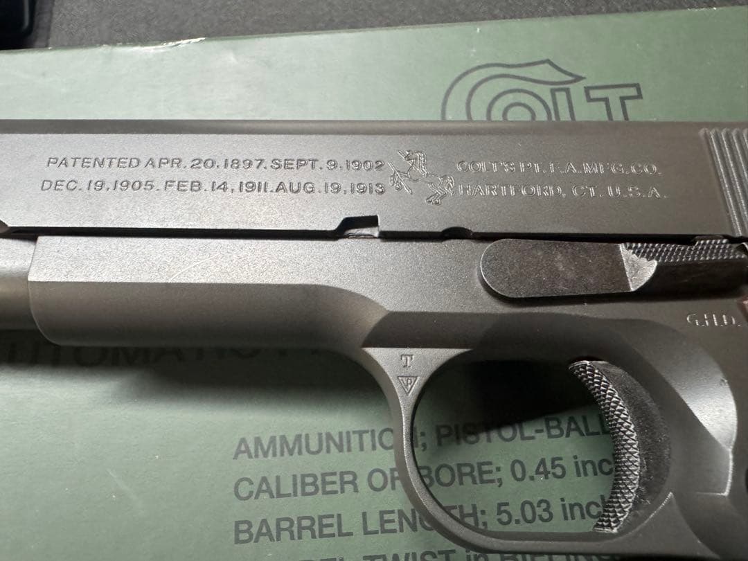 東京マルイ M1911A1 コルトガバメント ガスガン