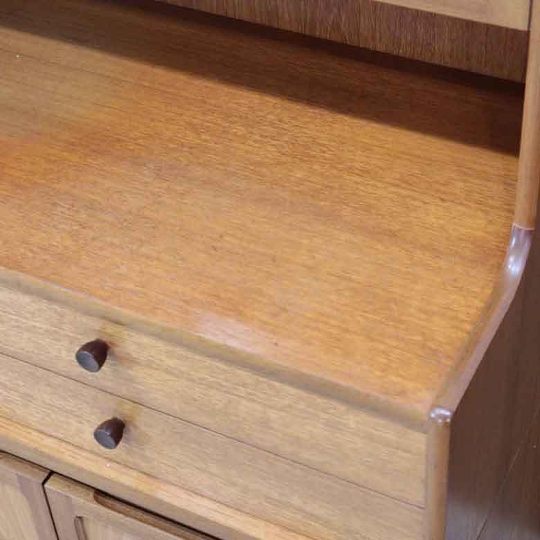キャビネット ネイサン カップボード イギリス チーク NATHAN 分割式