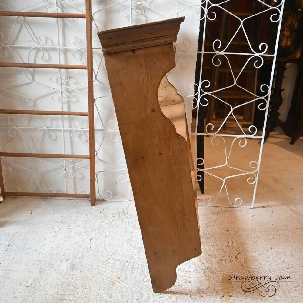 L3705-257 英国アンティーク パイン シェルフ 食器棚 棚 本棚 壁掛け