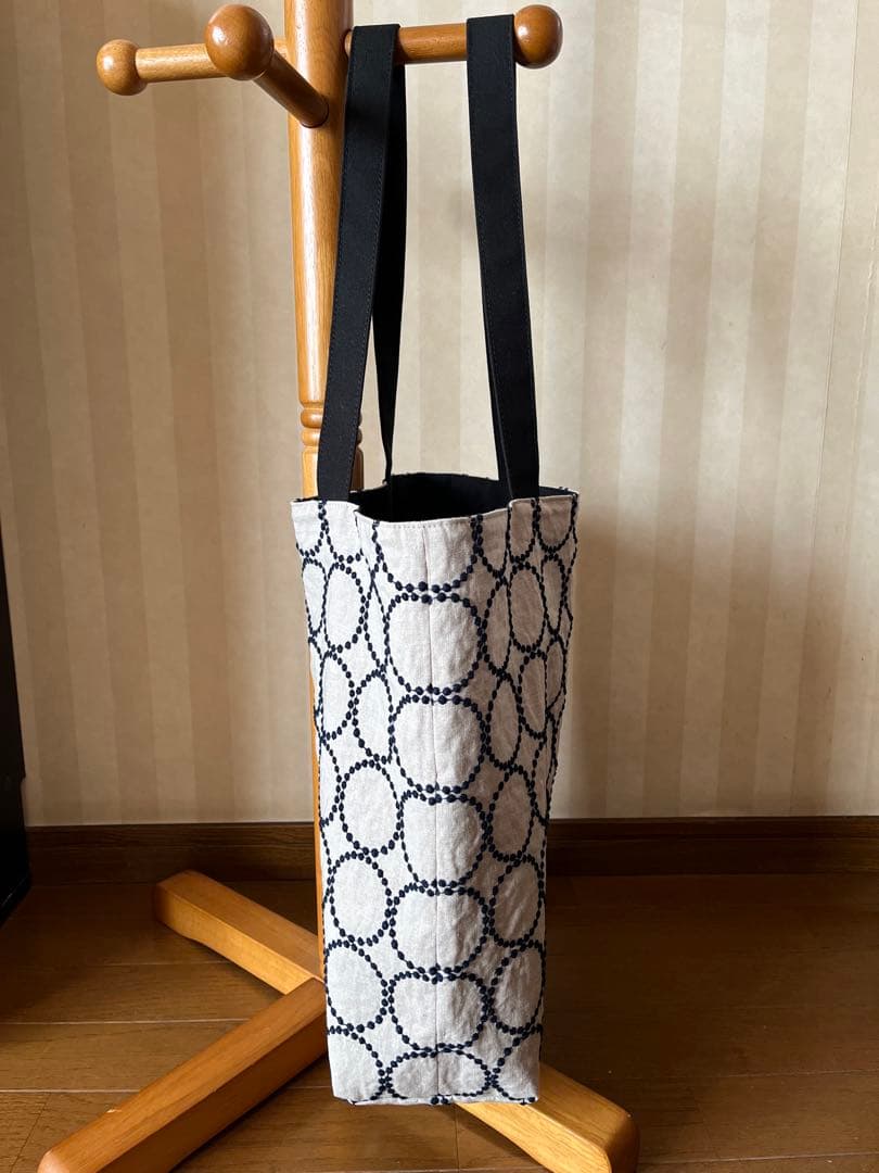 ハンドメイド　トートバッグ　ミナペルホネン タンバリン