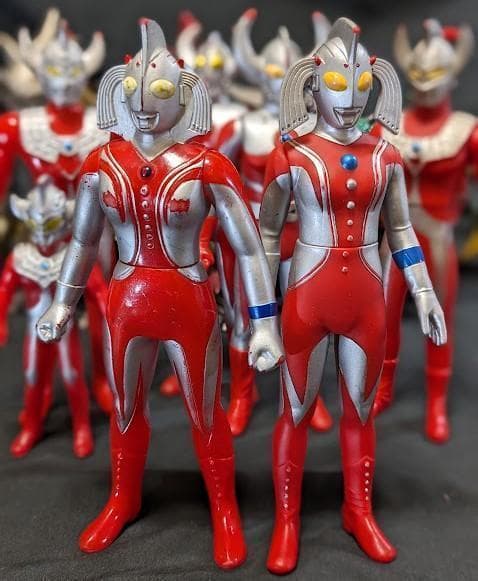 ウルトラマンタロウ＆登場怪獣・宇宙人（バンダイ）ソフビフィギュア14体セット＋５