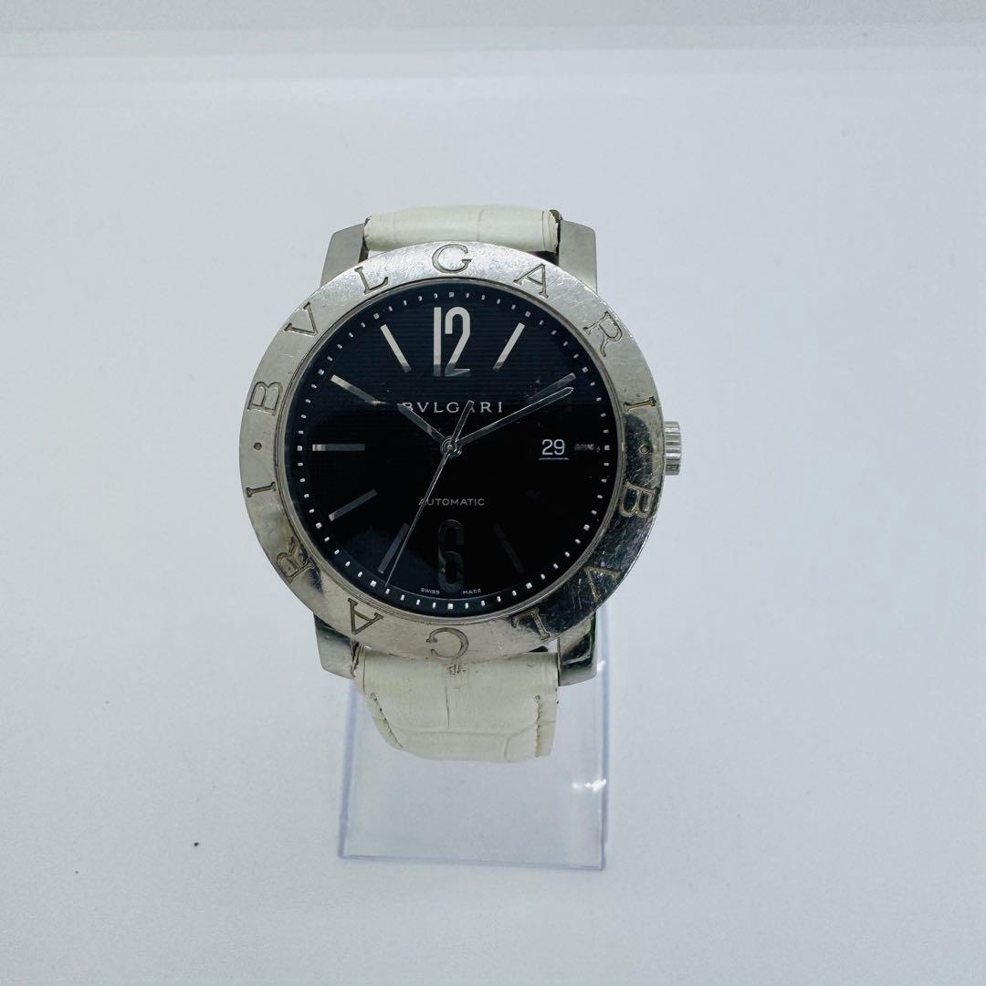 ✨BVLGARI✨ブルガリ✨デイト✨ブラック文字盤✨AUTOMATIC✨腕時計✨
