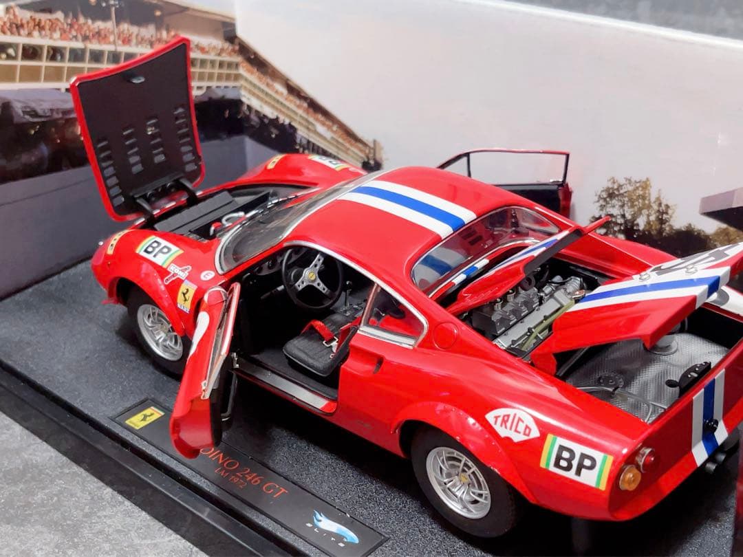 マテルエリート 1/18 フェラーリ ディーノ 246 GT No.46