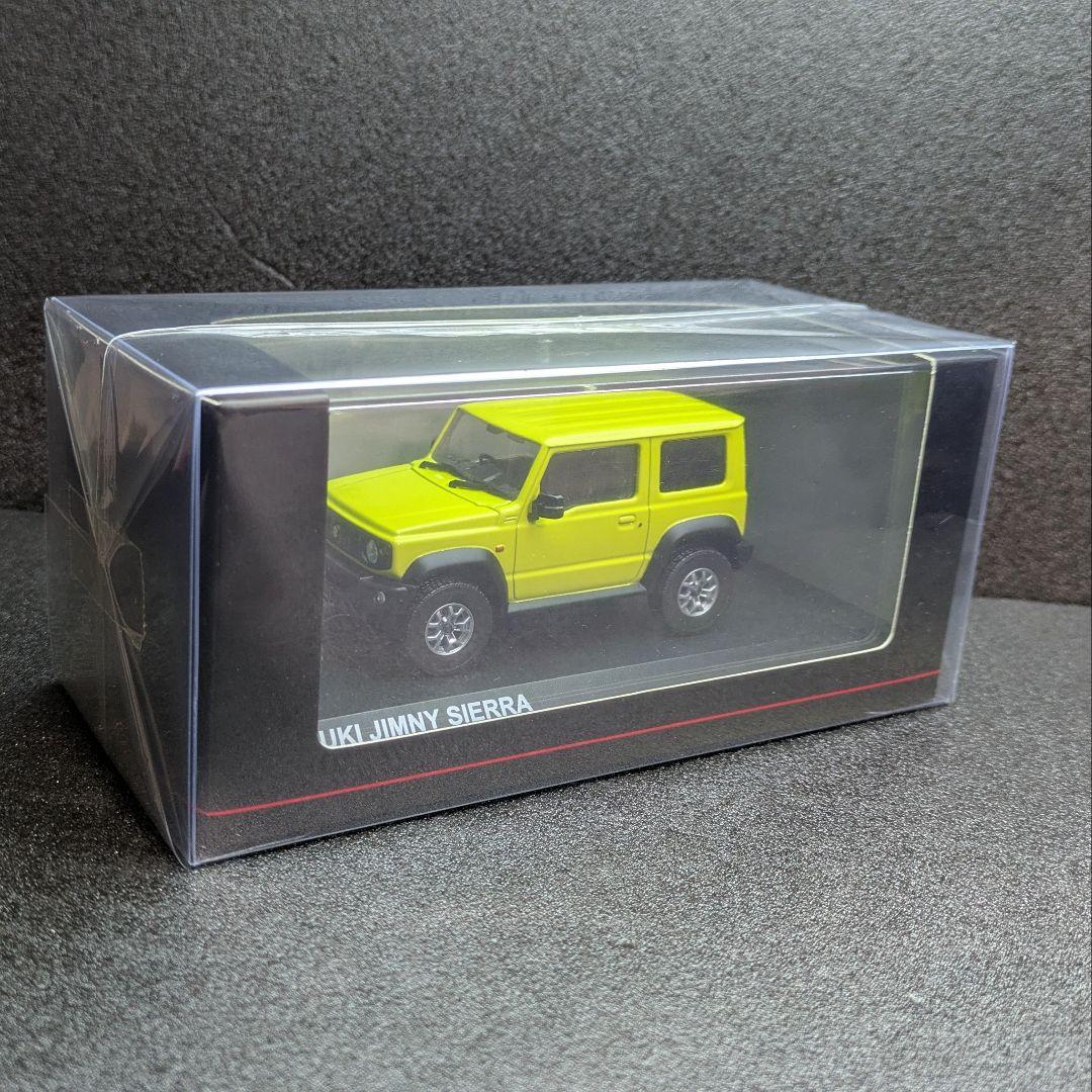 未開封　京商 1/43 スズキ ジムニー シエラ イエロー　ミニカー