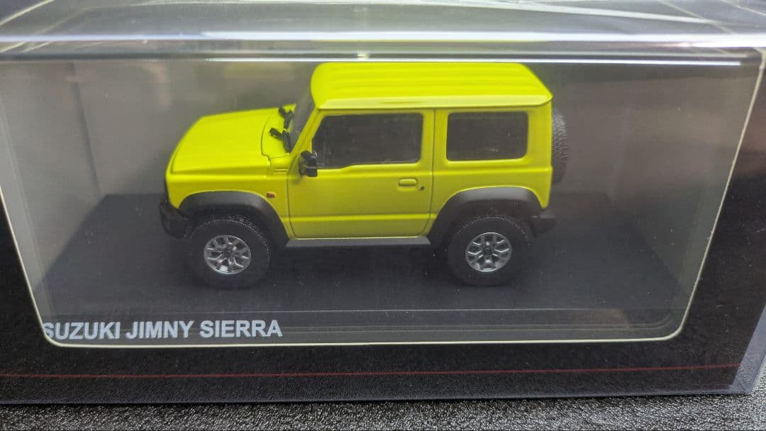 未開封　京商 1/43 スズキ ジムニー シエラ イエロー　ミニカー