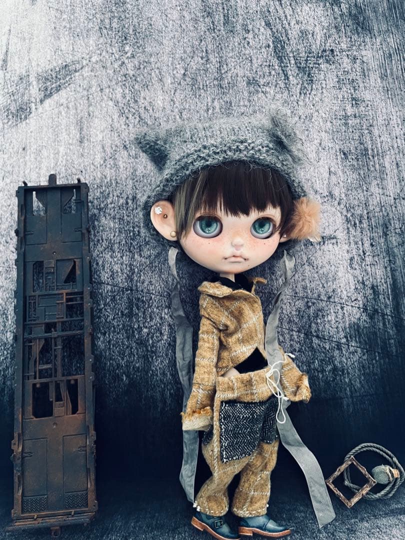 カスタム アイシードール 白肌 ウィッグ