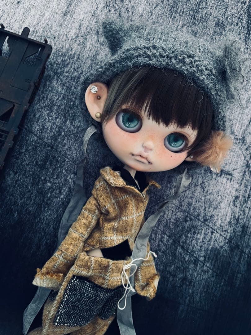 カスタム アイシードール 白肌 ウィッグ