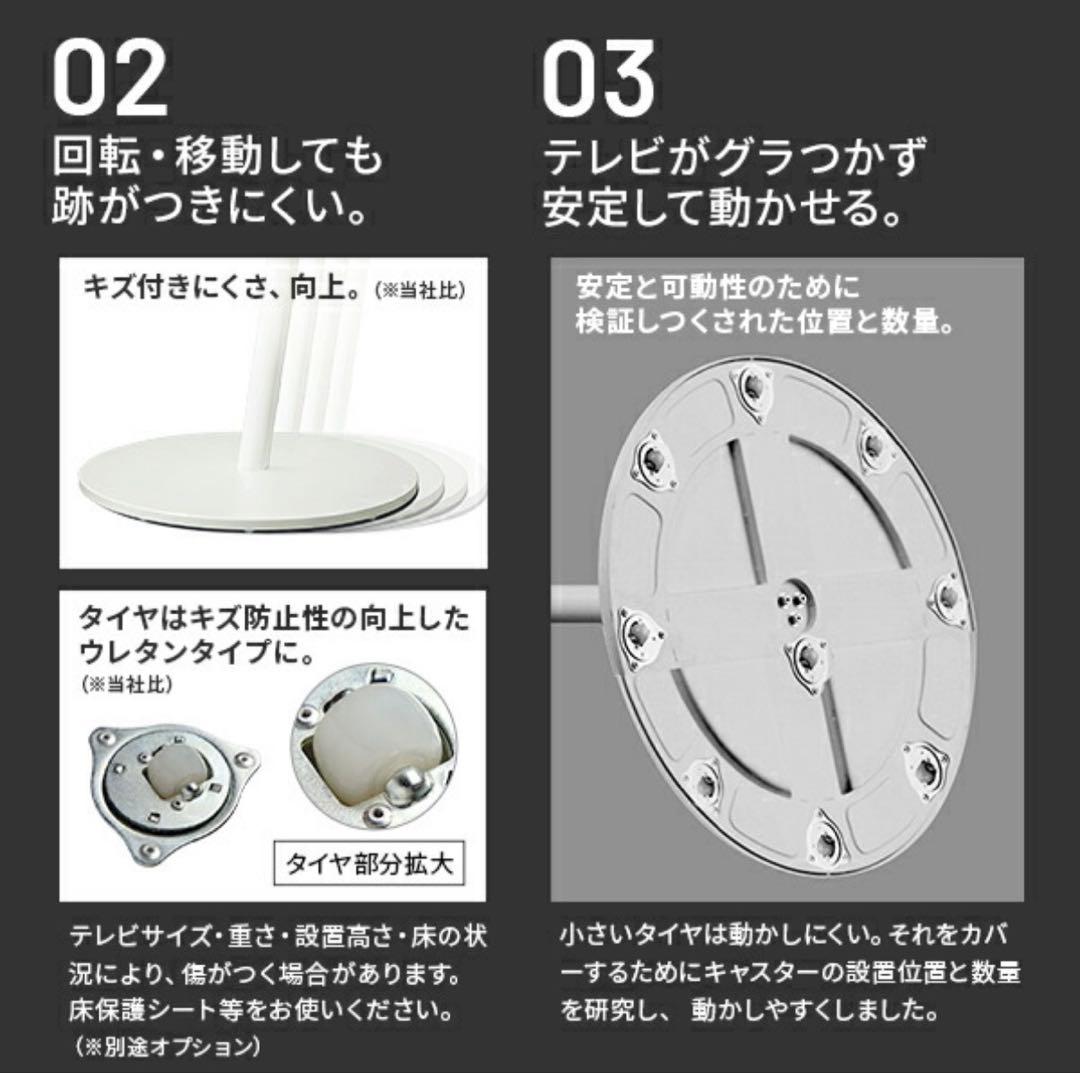 WALL テレビスタンドA2 ロータイプ ウォール EQUALS キャスター