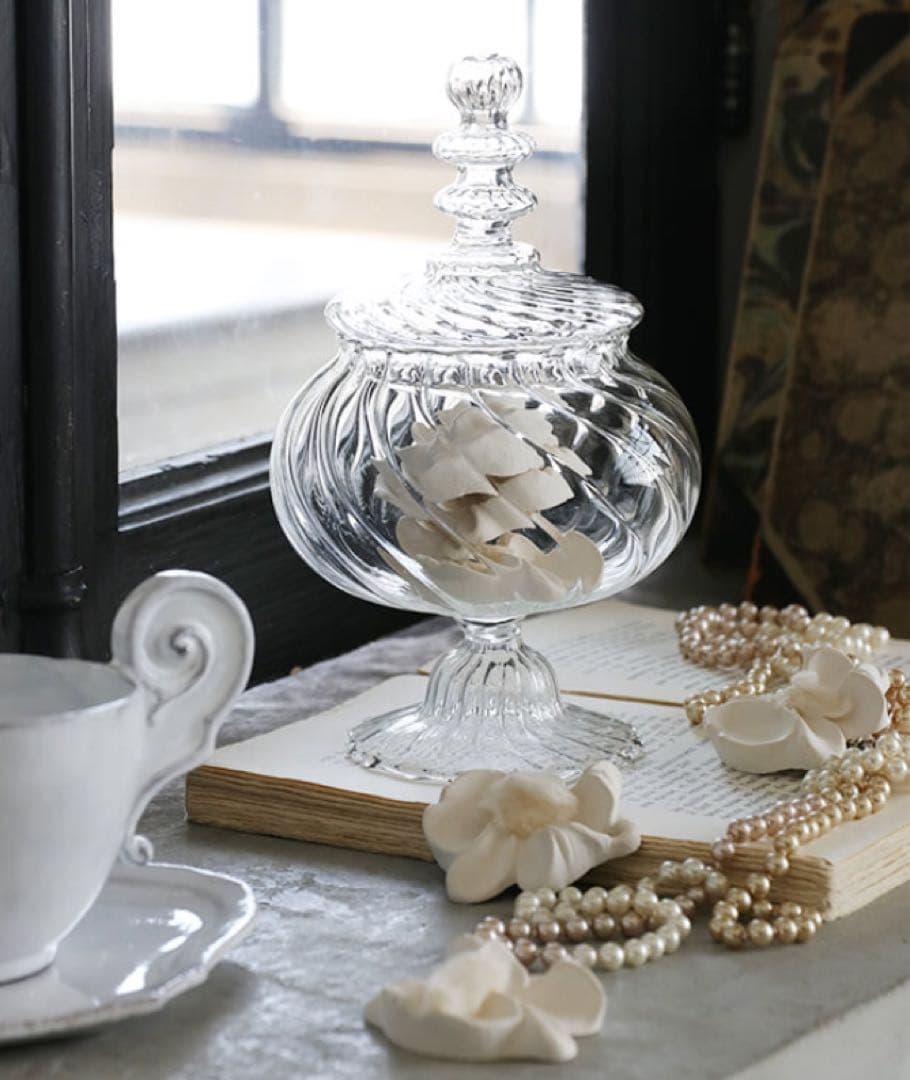 Sarah Grace ガラスキャニスター　4個セット