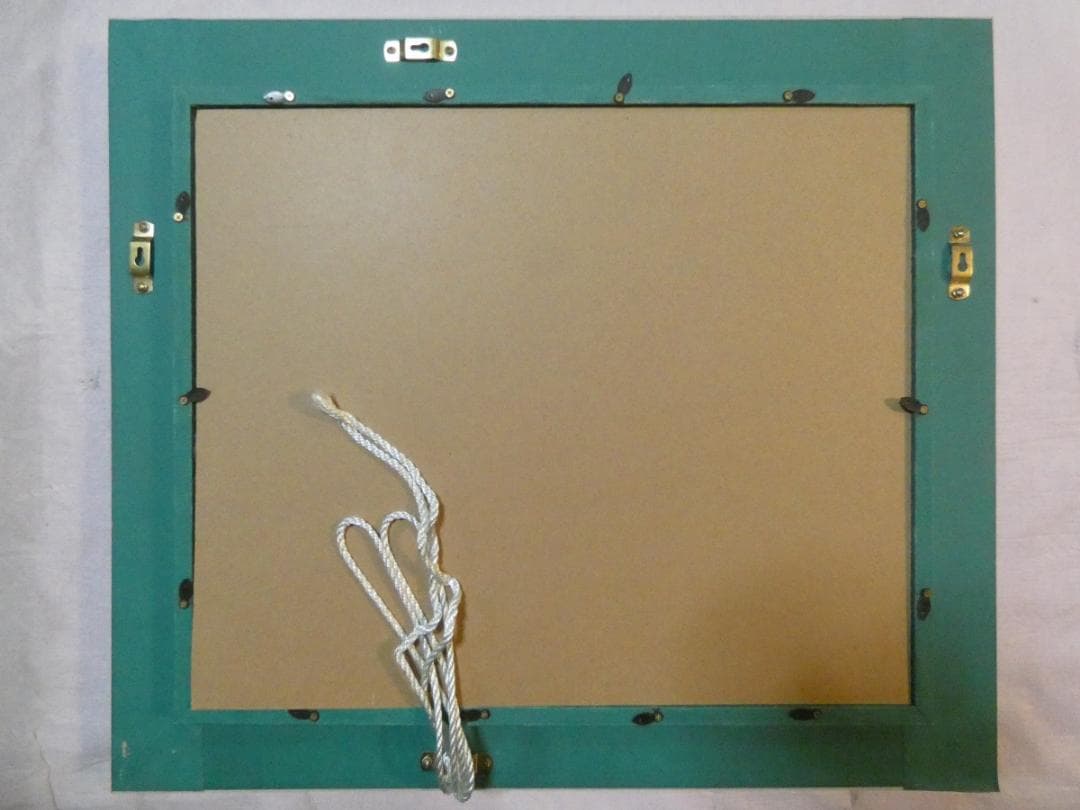 油絵　額付き　中山忠彦　F8 【　憩　】手描き　肉筆